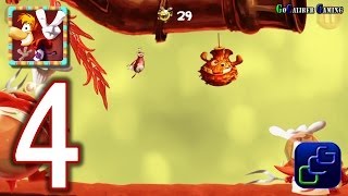 Rayman Fiesta Run Android Walkthrough - Part 4 - Level 11-14 Perfect 100% W Invaded