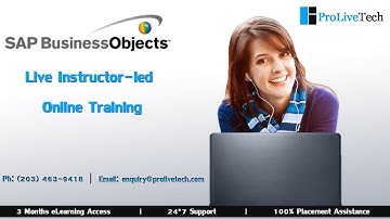 SAP BO Online Training | SAP BO Video Tutorials - Part 1