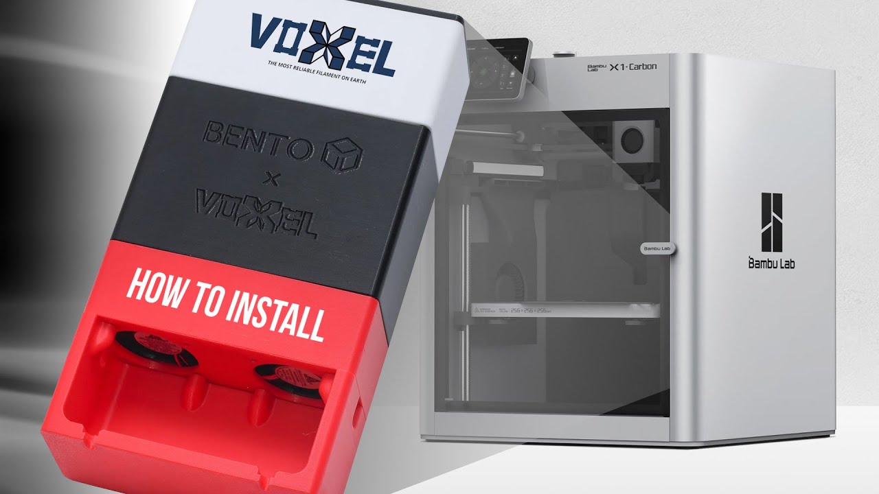 How to Install Voxel Bento Box 2 Stage Filter - Bambu Lab X1C 3D Printer