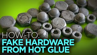 Fake Hardware From Hot Glue