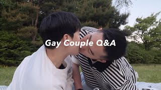 [ENG sub] First Q&A video release | Age, Height, Weight, Propensity, MBTI | Gay couple