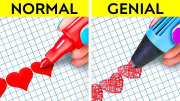TRUQUES DE PINTURA E DICAS DIY || Como Desenhar Como Um Profissional, Por 123 GO Like!
