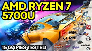 AMD Ryzen 7 5700U Gameplay Benchmarks [15 Games Tested]