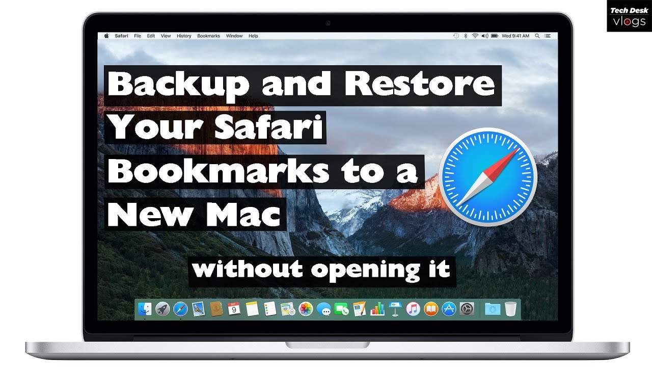 safari bookmarks backup