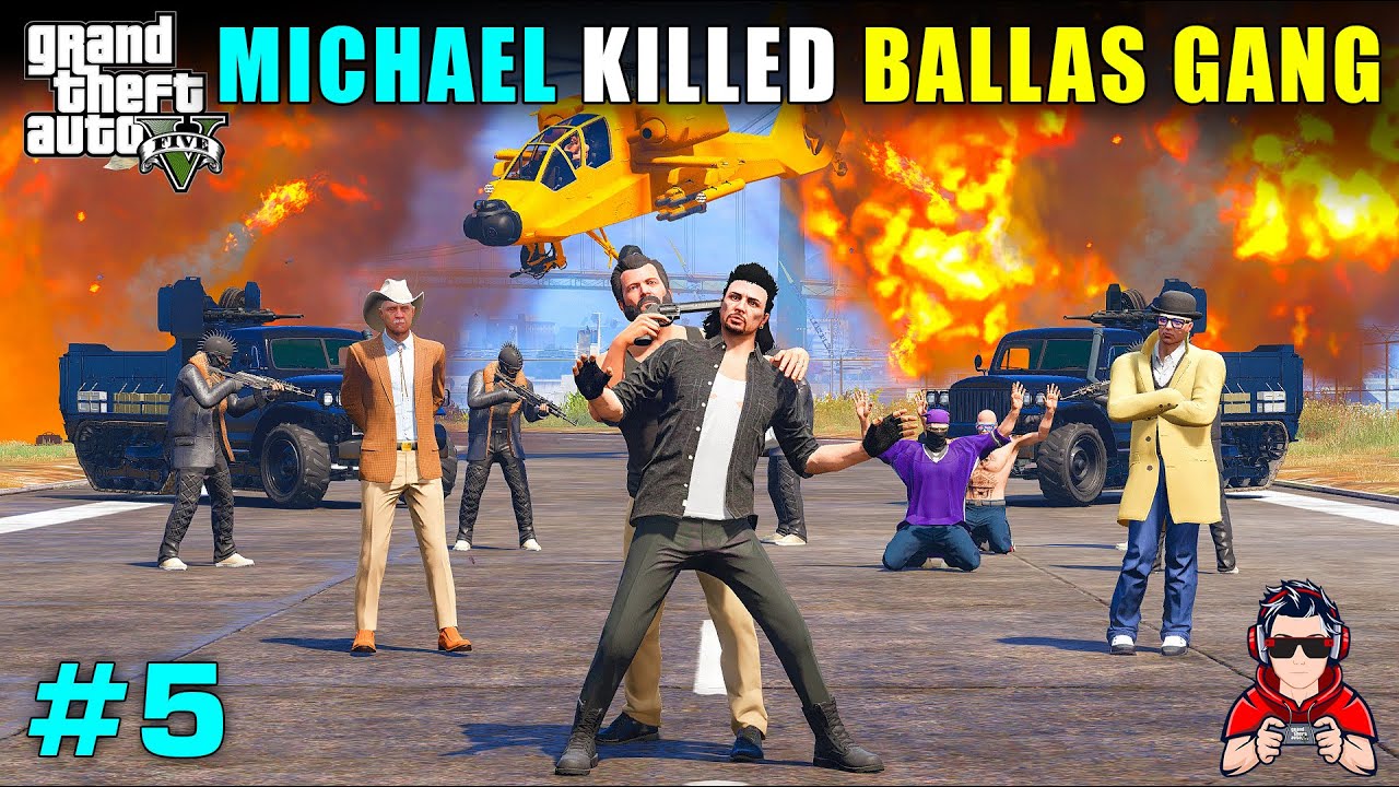 MICHAEL DESTROYED BALLAS GANG | GTA 5 GAMEPLAY HINDI #5