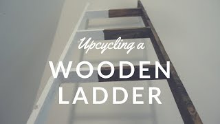 Upcycling a Wooden Ladder Recently I went to a Flea Market and Amish Market and found a wooden ladder for 10 bucks. In this video I take this wooden ...