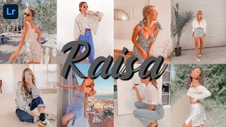 Raisa preset | How to edit bright grey tone?  Lightroom preset tutorial + Free DNG | Astrida presets screenshot 4