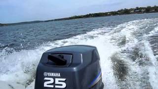 Red Bank, NJ. Yamaha 25 HP Outboard 2-stroke Full Speed