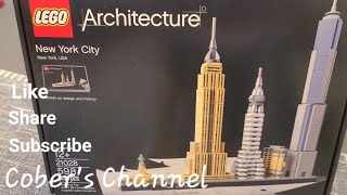 Build with me! Lego Architecture New York City 21028 598pcs #legofan#creativekids#legoarchitecture