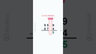 87.4 - 95.9 =  Fast Math Trick!