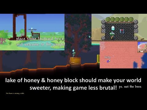 Using weird Terraria blocks that most don't use... I guess?
