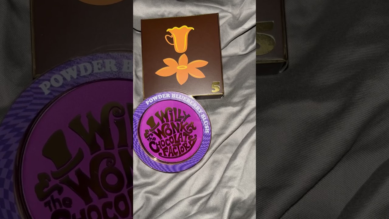 Willy Wonka & the Chocolate Factory Powder Blueberry Blush Swatch
