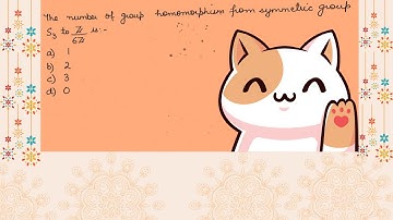 CSIR NET DEC.2011 (PART 1) (MODERN ALGEBRA)