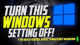 🔧  You SHOULD disable this Windows SETTING to improve your PC INSTANTLY