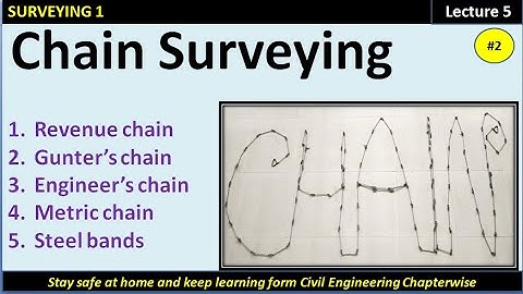 Revenue chain / Gunter’s chain / Engineer’s chain / Metric chain / Steel bands - (U - 2 / P - 1)