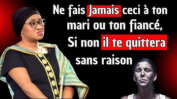 Si tu fais ceci à ton fiancé , tu le perdras tôt ou tard, essaie de pas le faire et tu regretteras