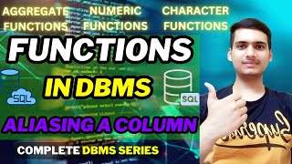 SCALAR FUNCTIONS(Single-Row Functions) ||GROUP FUNCTIONS(Aggregate Functions)||   ALIASING A COLUMN