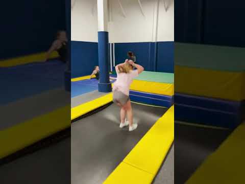 Punch front stick it! Bob STUCK it at the end! #cheer #stickit