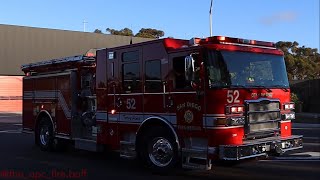 (Pierce Volterra) New San Diego Engine 52 responding