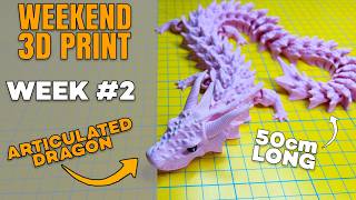 Bambu P2S Weekend Print An Articulated Dragon