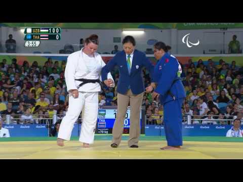 Judo | Uzbekistan v Thailand | Women's +70 kg Quarterfinal | Rio 2016 Paralympic Games