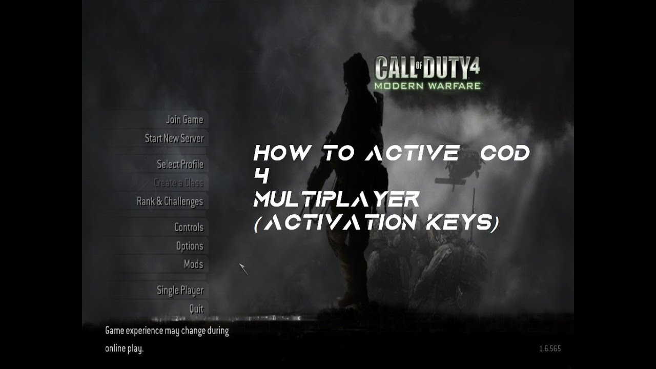 How To Active COD 4 MW Multiplayer (Sinhala Trick) - YouTube