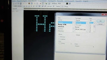 How to Build an LED Display, #4 Scrolling TEXT  (WS2801 LEDs)