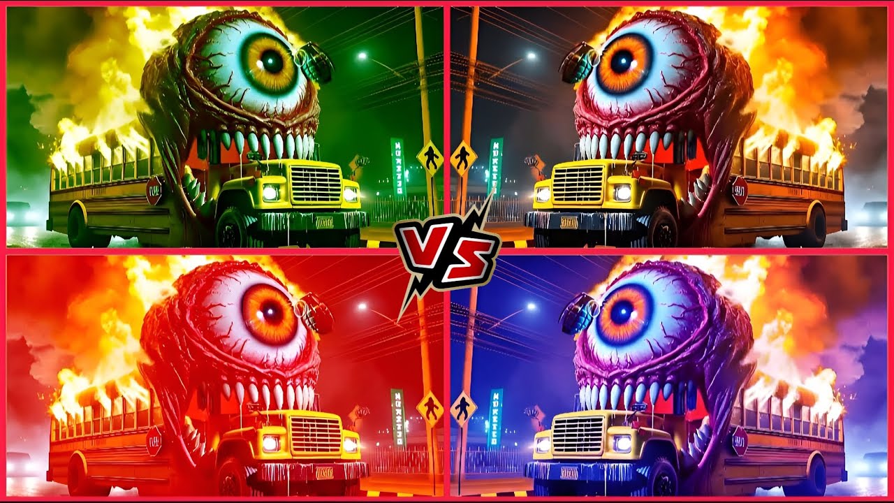 🚌SCHOOL BUS EATER🎶CoffinDance Song #44