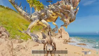 PS5 ARK ASA生放送まさかのMOD使えない中リーパークイーン召喚コマンドでブリーディングしようとしたら大惨事で申し訳ございません😇　#ASA