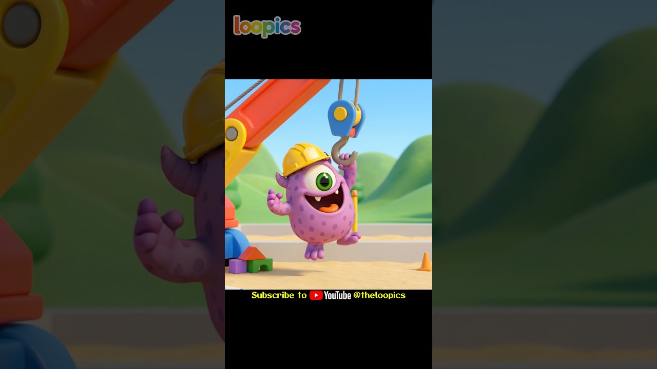 Learn Colors with Vehicles | The Loopics Nursery Rhymes