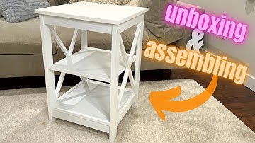 Unboxing & Assembling the Convenience Concepts Oxford End Table (Amazon Furniture Find)