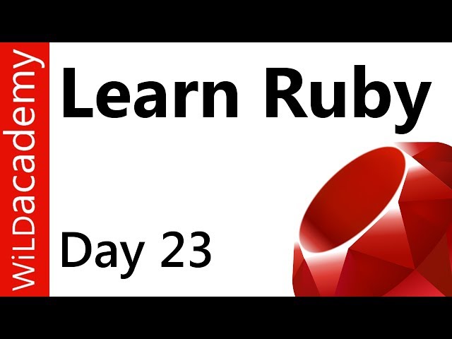 Ruby Programming - 23 - CRUD Create Read Update Delete