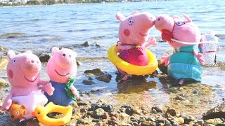 Свинка Пеппа - Видео с игрушками - Подводное плавание