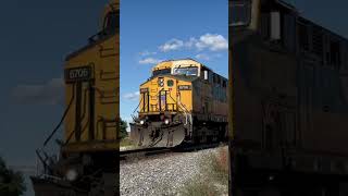 UP 6706 (LAST CNW) LEADING THE MNPHN AT LATIMER, KS!!!!