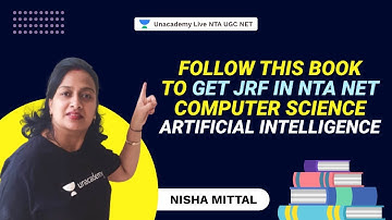 Follow This book to get JRF in NTA NET Computer Science| Artificial Intelligence |Nisha mam| NTA UGC