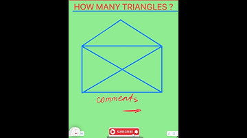 HOW MANY TRIANGLES DO YOU SEE #maths #education #exam #youtubeshorts #shortvideo #shorts #foryou