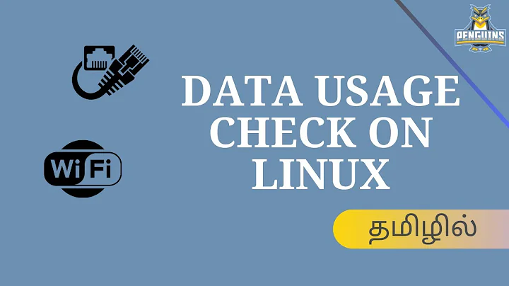 Data/Internet usage check on linux 【தமிழில்】