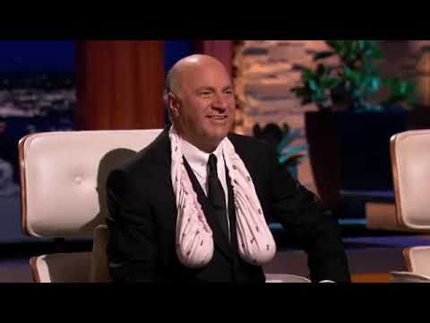 The Sharks test out the ta-ta towels during a pitch. Watch Shark Tank