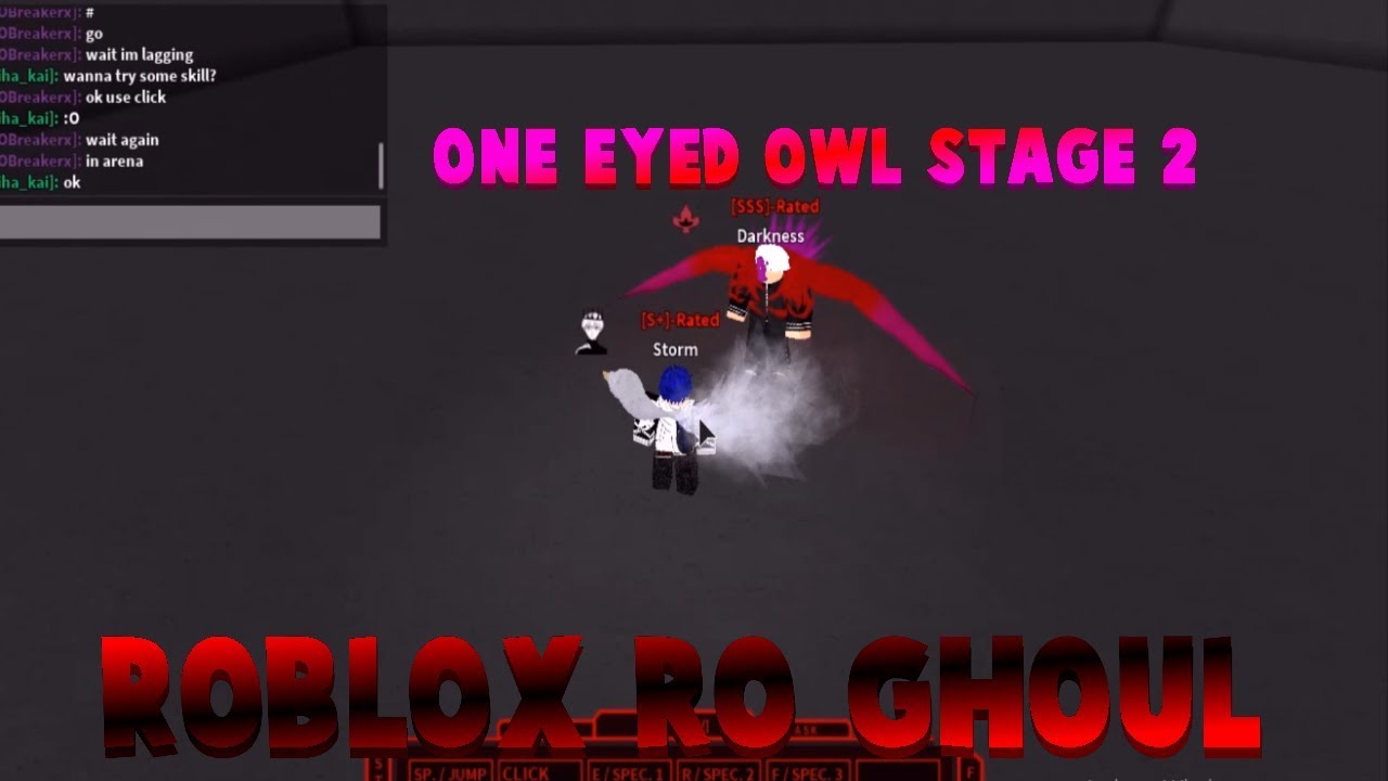 Roblox Ro Ghoul One Eyed Owl Stage 2 Youtube - roblox ro ghoul centipede stage 2 showcase youtube