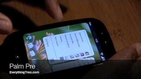 Palm Pre webOS Hands On Video