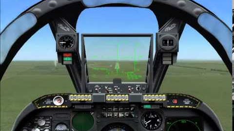 Lock On   Modern Air Combat Demo   A10 Thunderbolt II Landing Autopilot Autoland