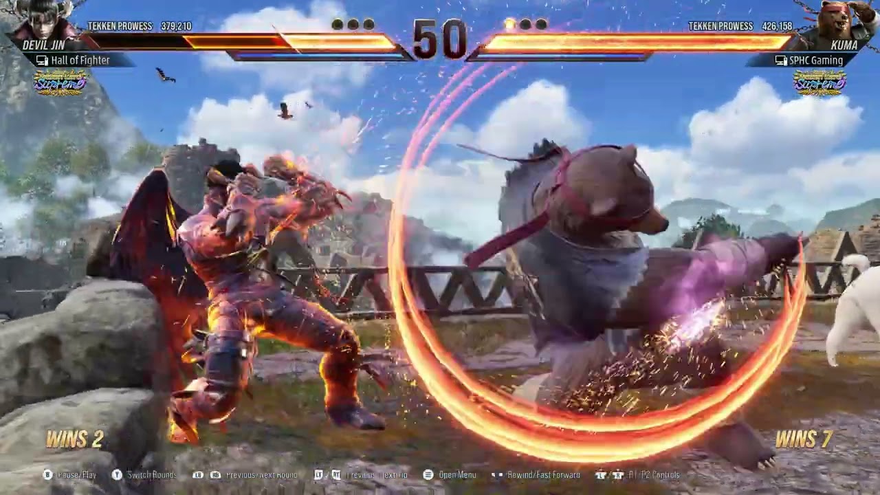 Tekken 8: Devil Jin vs Kuma Epic Battle