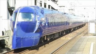 【50000系特急ラピートの離合など】南海天下茶屋駅にて