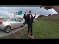 Man Resists Arrest On The Side of The Highway
