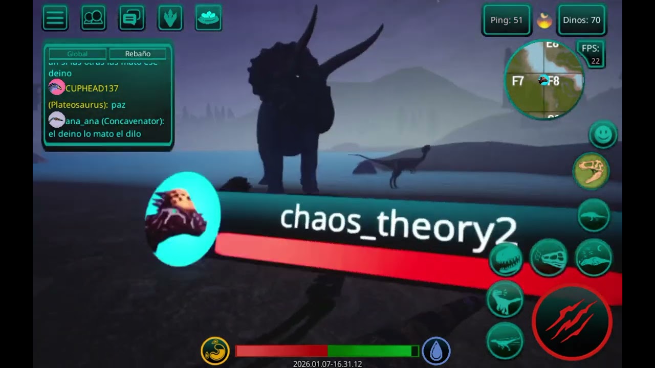 Jugando Dinosaurios en línea simulador