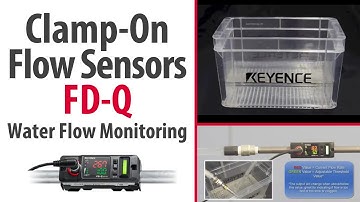 Clamp-On Flow Sensors KEYENCE FD-Q Series - Water Flow Monitoring