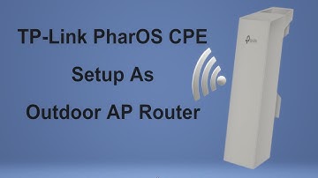 TP-Link PharOS CPE Setup As Outdoor AP Router Step by Step (CPE210 | CPE510 | CPE610)