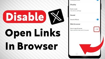 How to Disable Open Links In Browser On X (Twitter) (Updated)