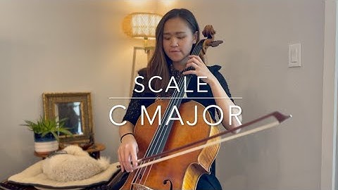 C Major - 2 Octaves (Cello Play Along)