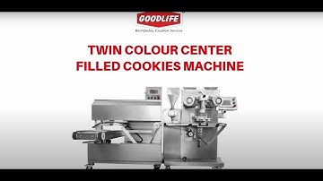 Twin Colour Center Filled Cookies Machine | Goodlife Technologies Pvt. Ltd.